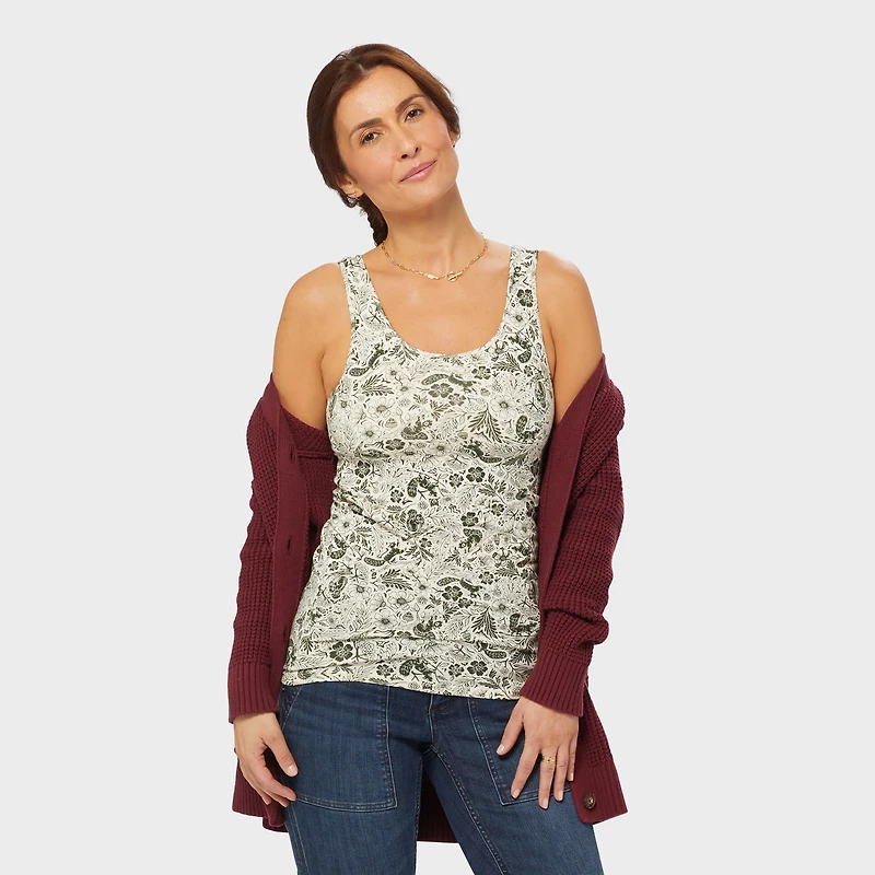 Women's No-Yank Shelf Bra Tank