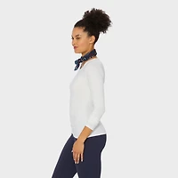 Women's No-Yank Long Sleeve V-Neck T-Shirt