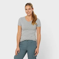 Women's No Yank Short Sleeve V-Neck Tee