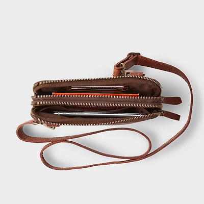 Lifetime Leather Dual Zip Wallet