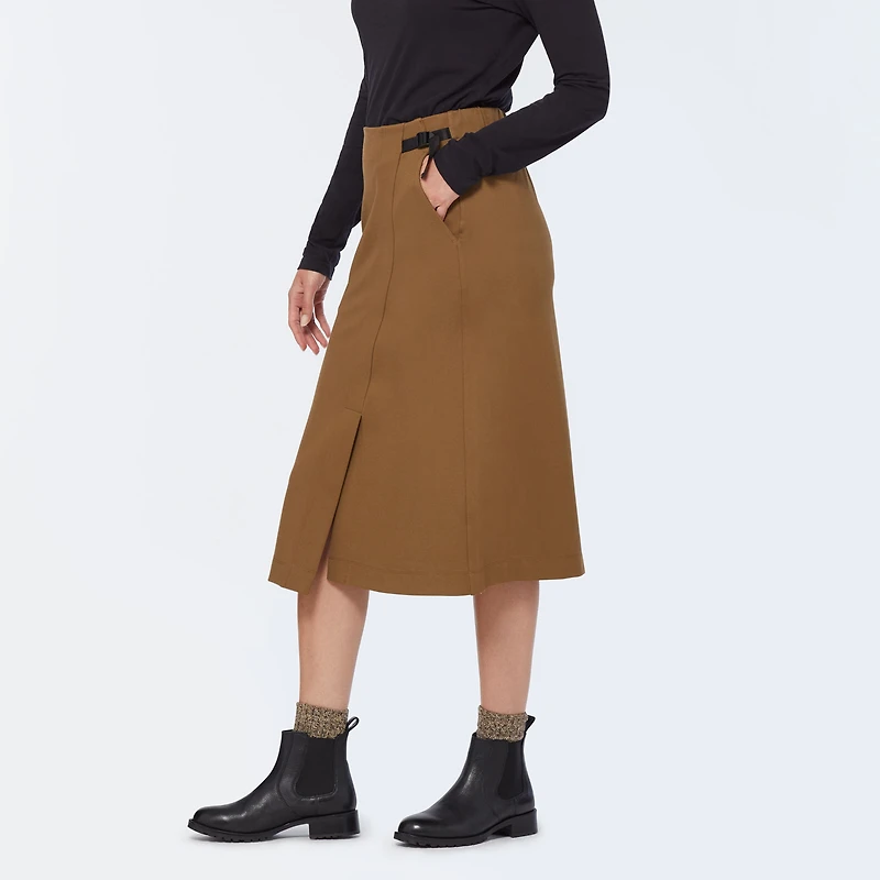 Women's Ponte Pro Midi Skirt