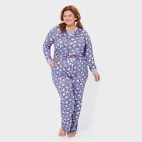 Women's Plus Soft Jam Sleep Set