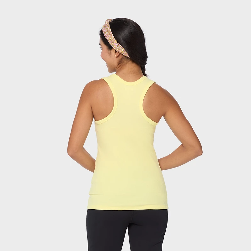 Women's No-Yank Luxe Rib Racerback Tank