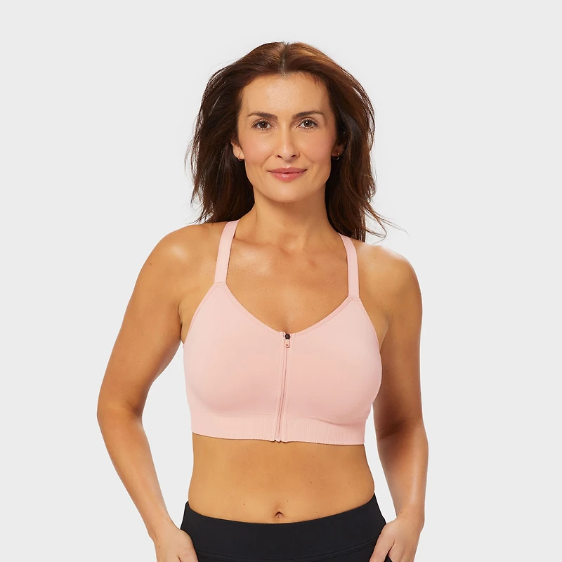 Women's Armachillo Seamless Zip-Front Bra