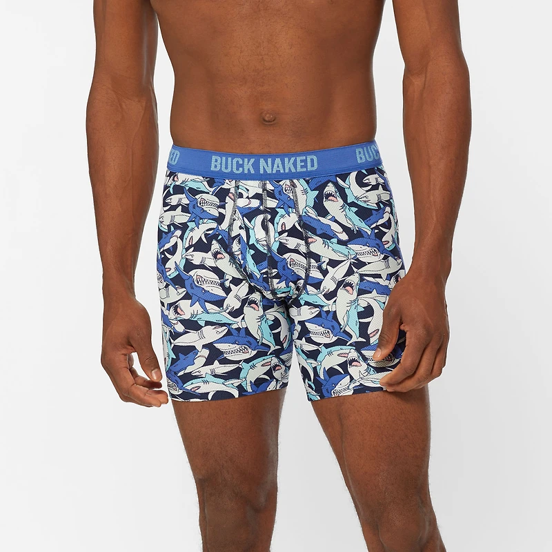 Men's Buck Naked Pattern Bullpen Boxer Briefs