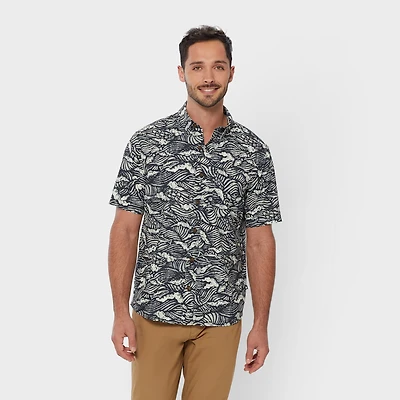 Men's AKHG Mountain Stream Standard Fit Short Sleeve Shirt