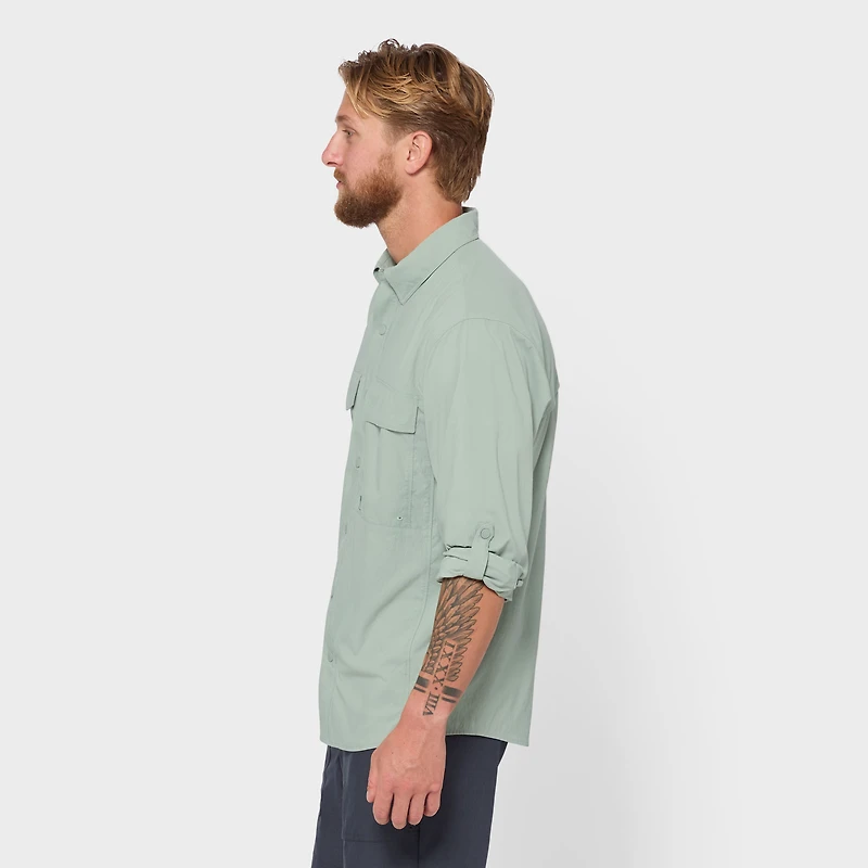 Men's AKHG Sol Survivor Snap-Front Long Sleeve Shirt