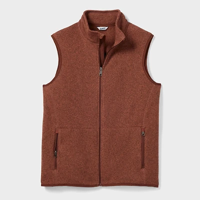 Men's Sweater Fleece Zip Vest
