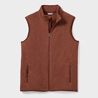 Men's Sweater Fleece Zip Vest