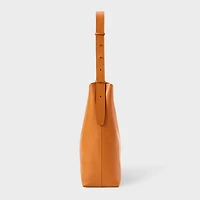 Finetime Leather Bucket Bag