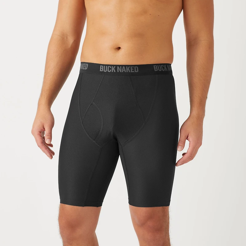 Men's Buck Naked Extra Long Boxer Briefs