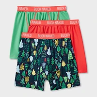 Men's Buck Naked Boxer Briefs 3-Pack