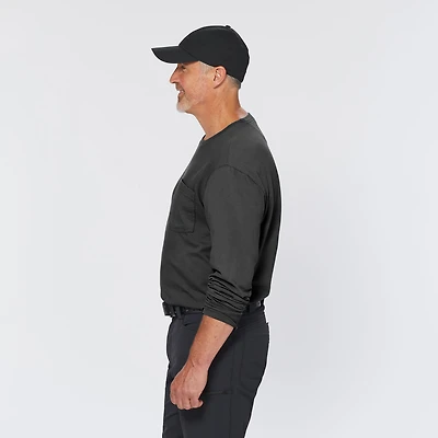 Men's Longtail T Standard Fit Long Sleeve Pocket Crew