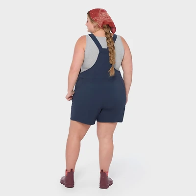Women's Plus Heirloom Gardening 7" Short Overalls