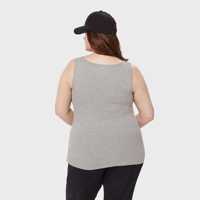 Women's Plus No-Yank Shelf Bra Tank