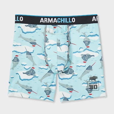 Men's Armachillo Pattern Bullpen 3D Boxer Briefs
