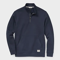 Men's Souped-Up Sweats Pullover Quarter Zip Mock Neck