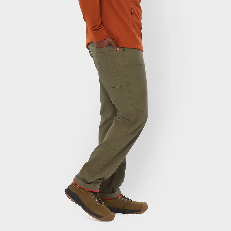 Men's AKHG Stone Run Standard Fit Fleece Lined Pants