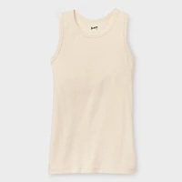 Women's No-Yank Rib Racerback Shelf Bra Tank