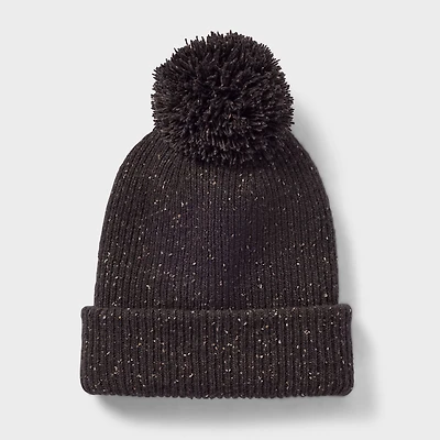 Women's Rib Knit Pom Beanie