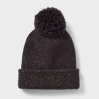 Women's Rib Knit Pom Beanie