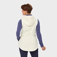 Women's Pile Hi Fleece Hooded Tunic Vest
