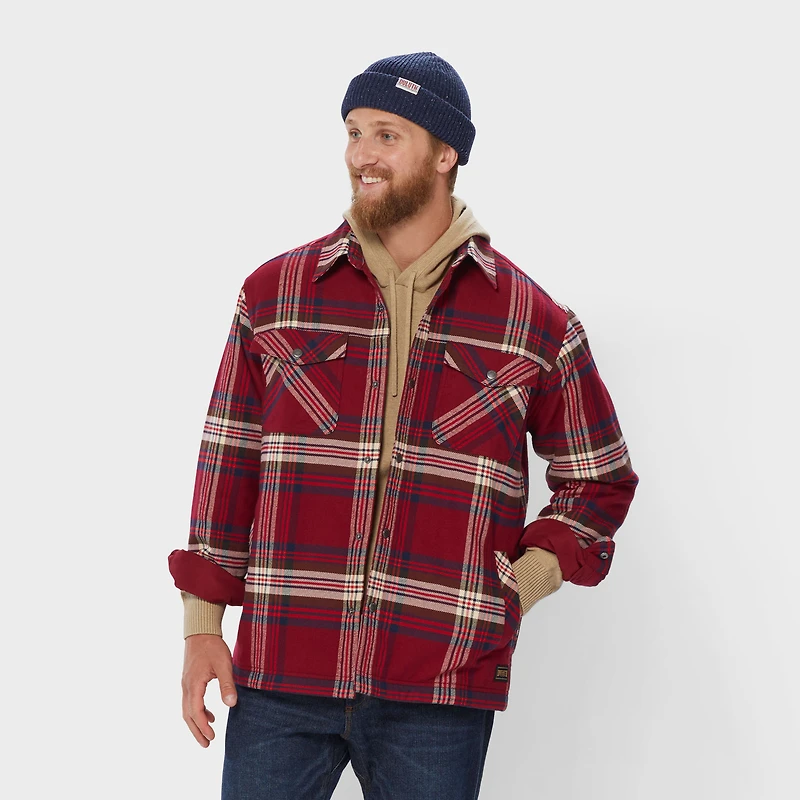 Men's Folklore Flannel Insulated Shirt Jac