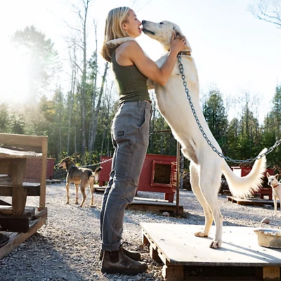 Women's VintageFlex Fire Hose Hi-Rise Slim Leg Pants