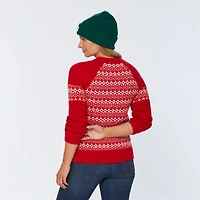 Women's Woolpaca Jacquard Crew Sweater