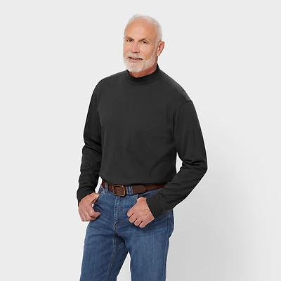 Men's Longtail T Relaxed Fit Mock Turtleneck