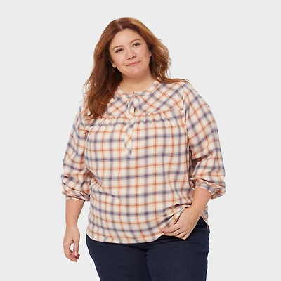 Women's Plus Seawool Lightweight Flannel Blouse