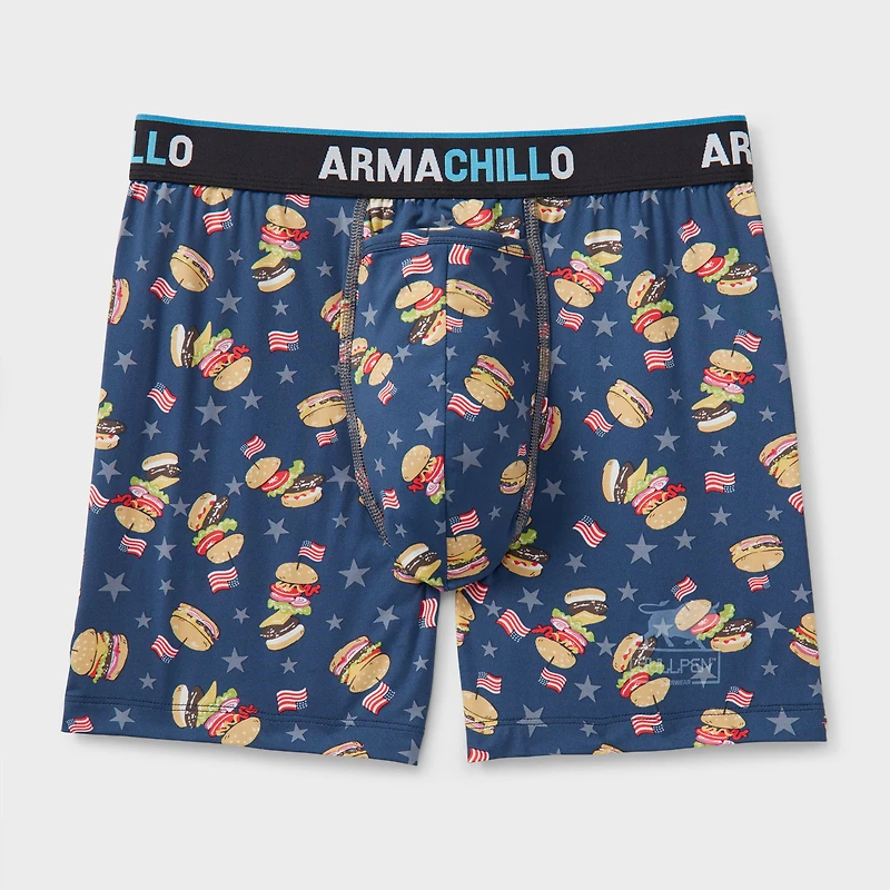Men's Armachillo Pattern Bullpen 3D Boxer Briefs