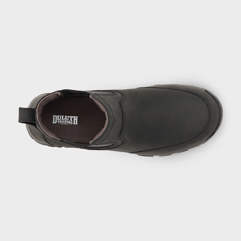 Men's Wild Boar Leather Pull-On Boots