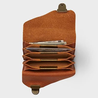 Lifetime Leather Accordion Wallet