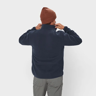 Men's Pile Hi Fleece Half Zip Mock Neck