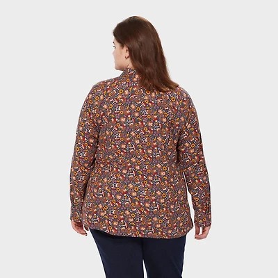 Women's Plus Free Swingin' Flannel Shirt