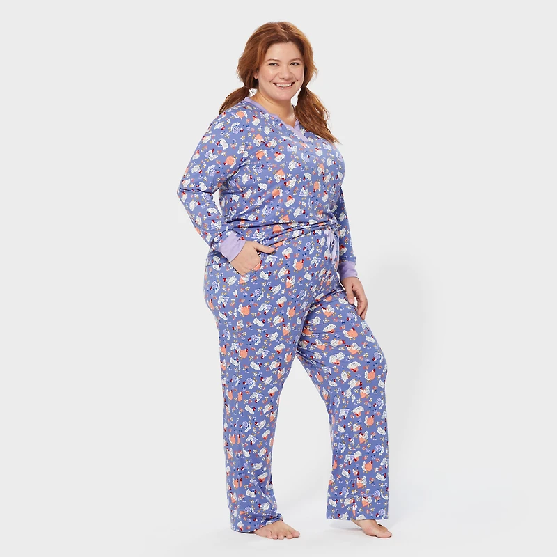 Women's Plus Soft Jam Sleep Set