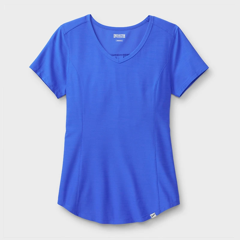 Women's Plus Cooling Armachillo V-Neck T-Shirt