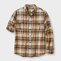 Men's Indian Madras Relaxed Fit Work Shirt