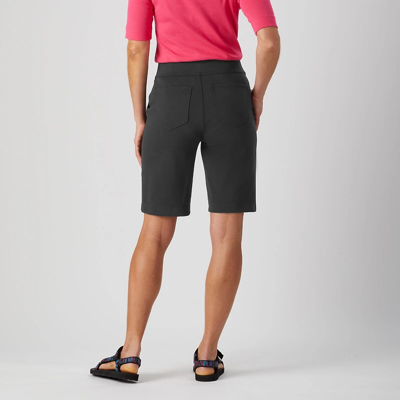 Women's NoGA Naturale Cotton Pull-On 10" Shorts