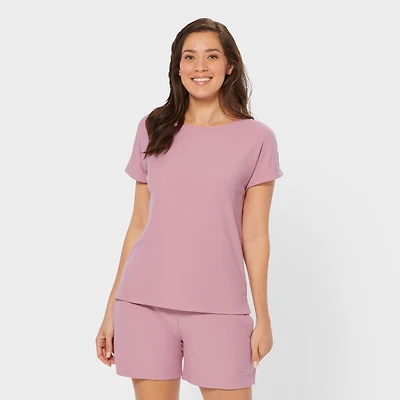 Women's Dang Soft Rib Boatneck Sleep Top