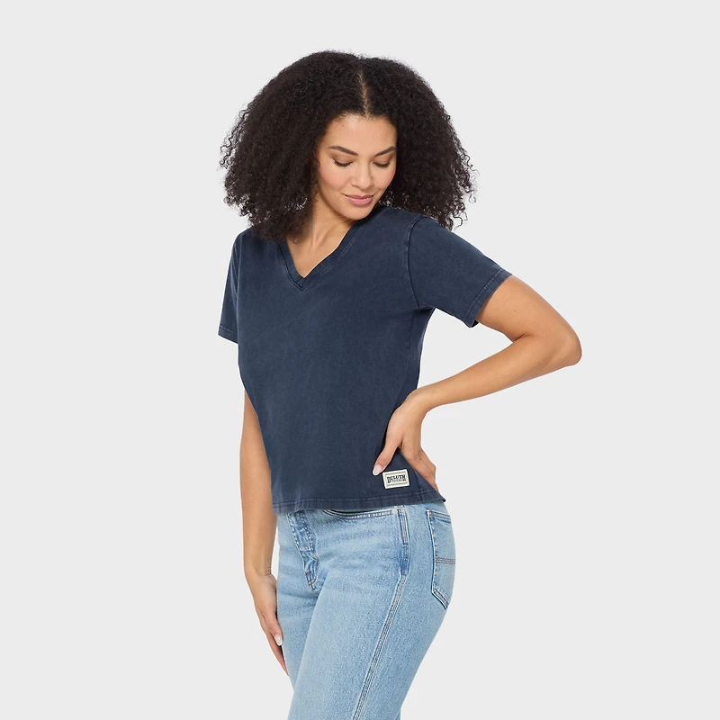 Women's Duluth Heritage Washed V-Neck Tee