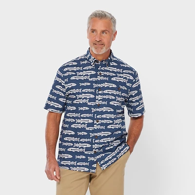 Men's BBQ Standard Fit Short Sleeve Shirt
