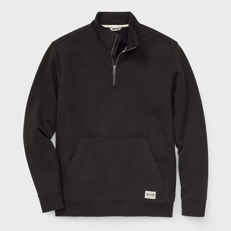 Men's Souped-Up Sweats Pullover Quarter Zip Mock Neck