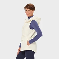 Women's Pile Hi Fleece Hooded Tunic Vest
