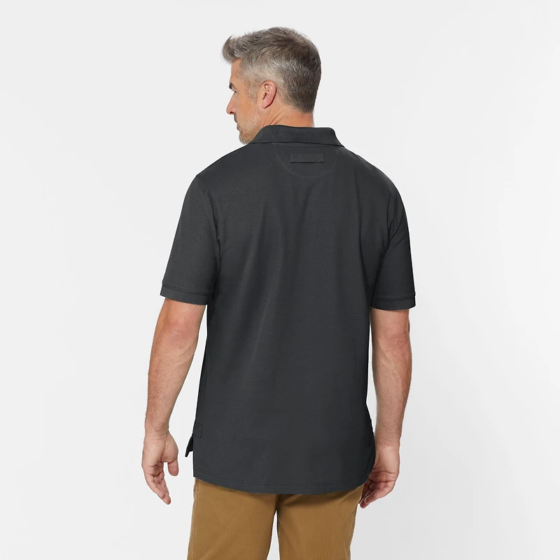 Men's No Polo Shirt Short Sleeve