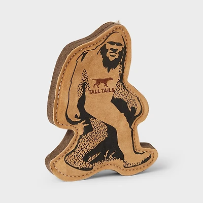 Tall Tails Big Foot Leather Dog Toy