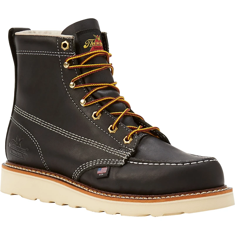 Men's Thorogood 6" Soft Toe Moc-Toe Boots