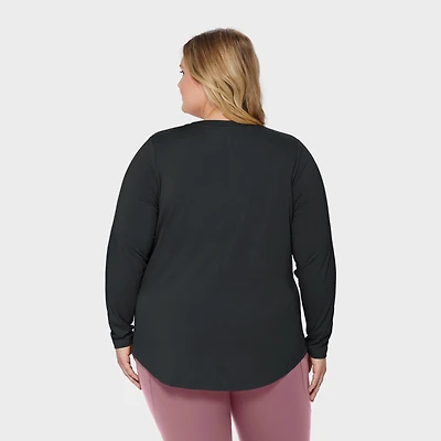 Women's Plus AKHG Renew Bamboo Long Sleeve Tee