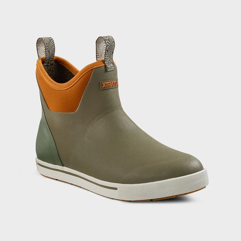 Men's XtraTuf Camp 6" Fleece Lined Ankle Deck Boots